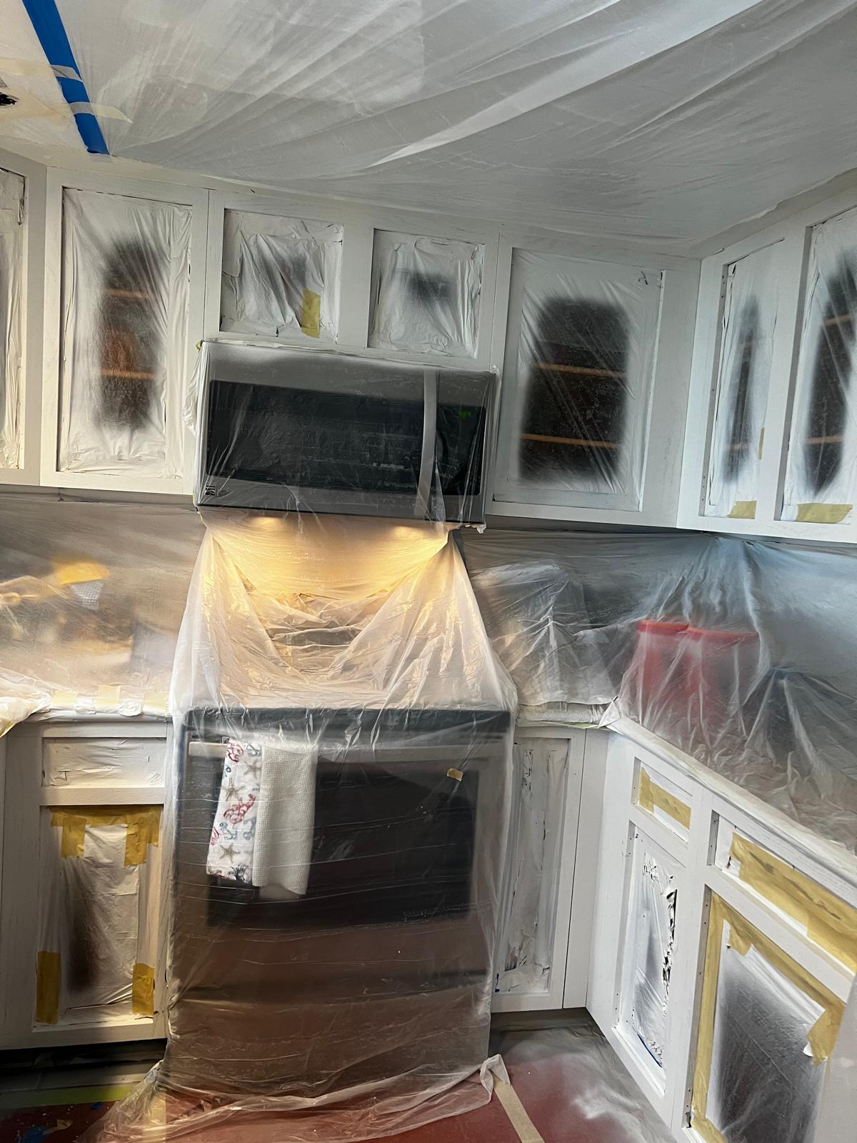 Kitchen before painting