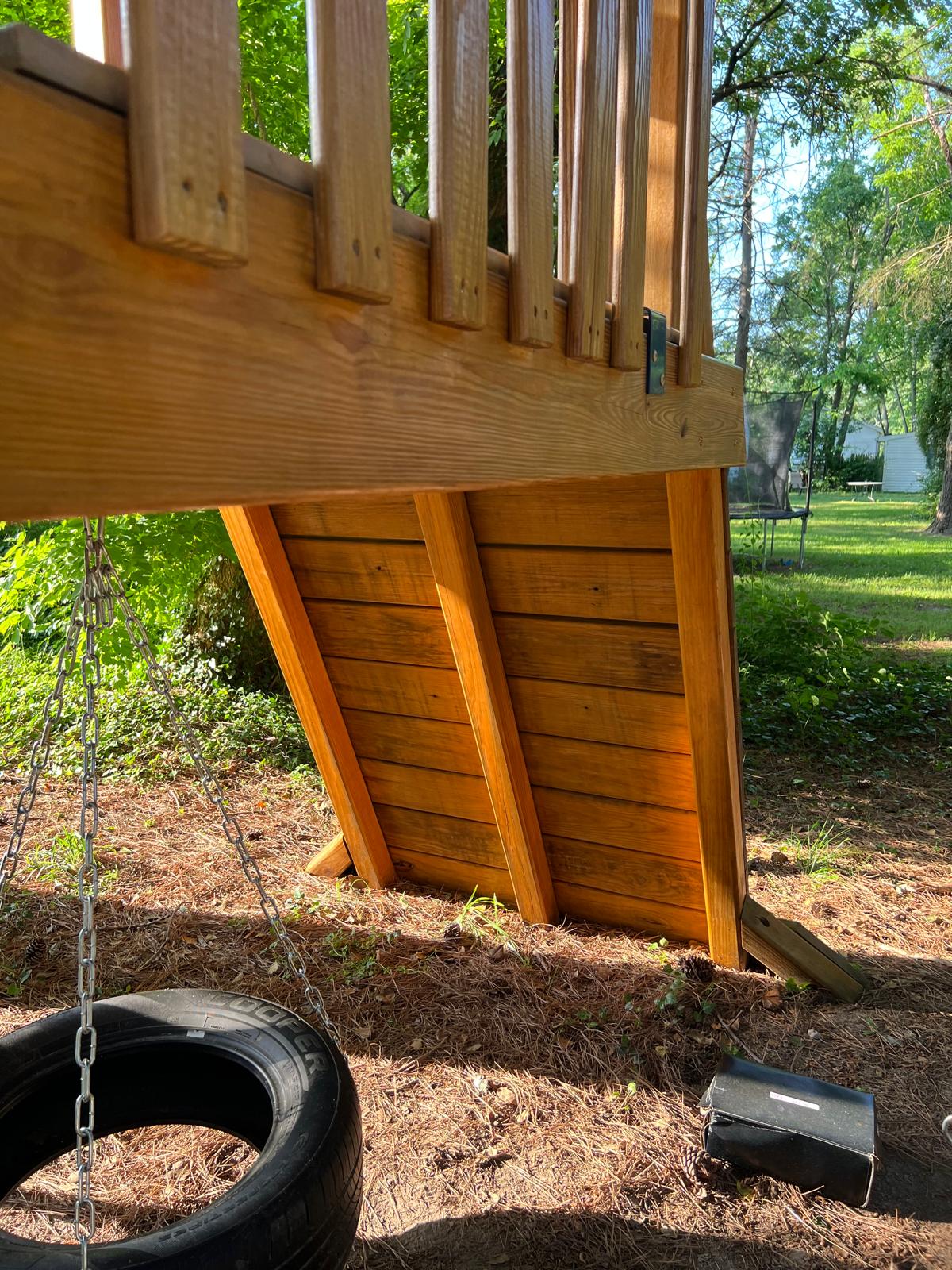 Deck pressure wash varnish