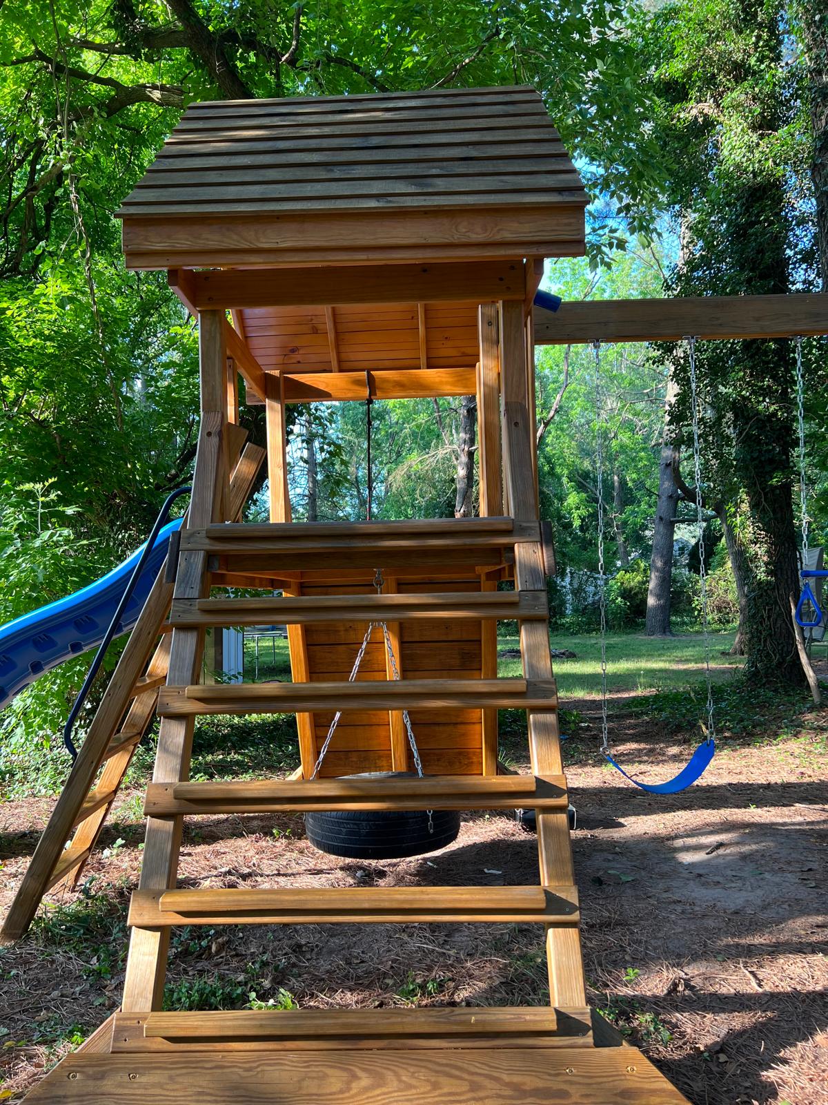 Deck pressure wash varnish