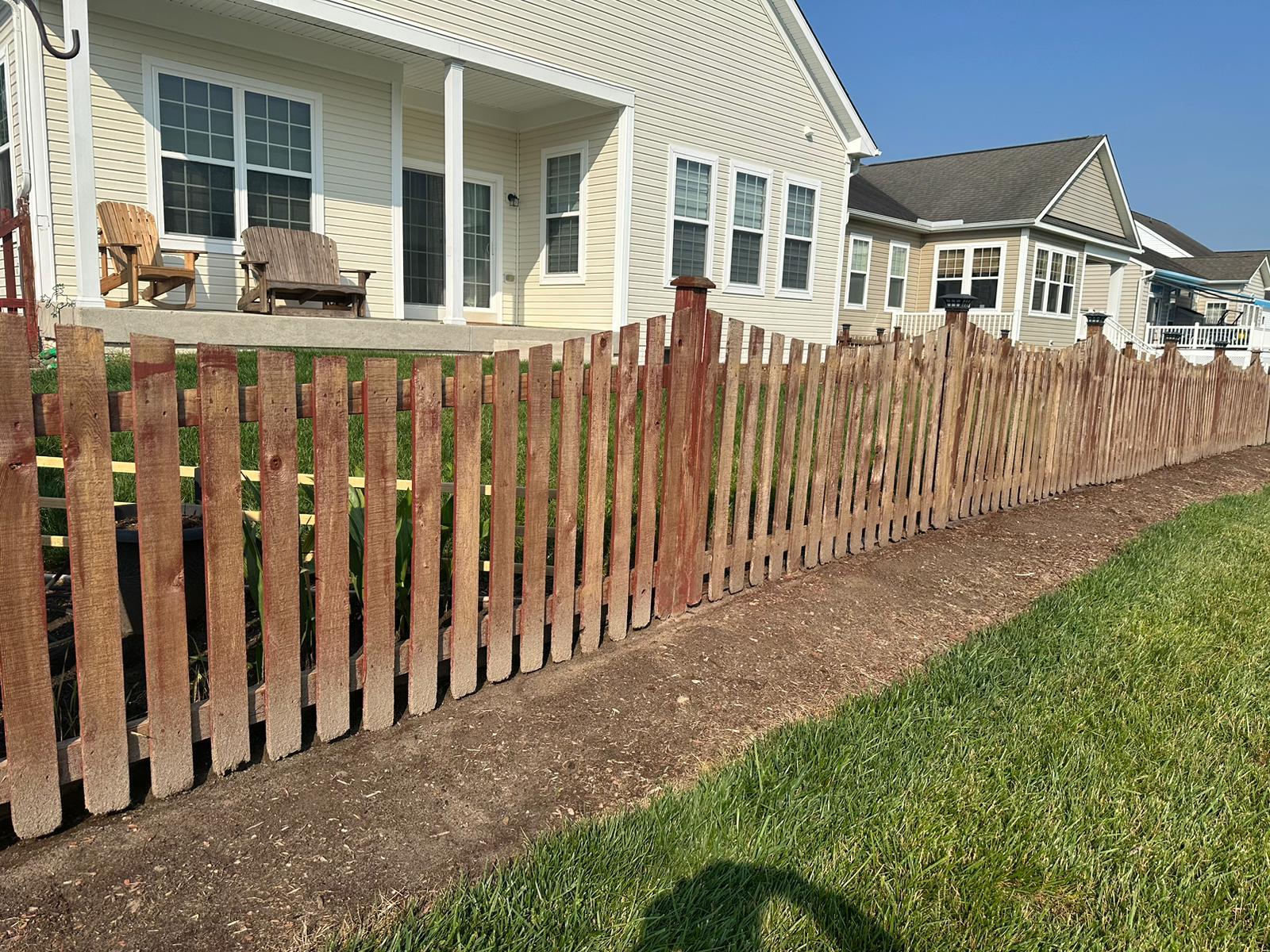 Finished fence