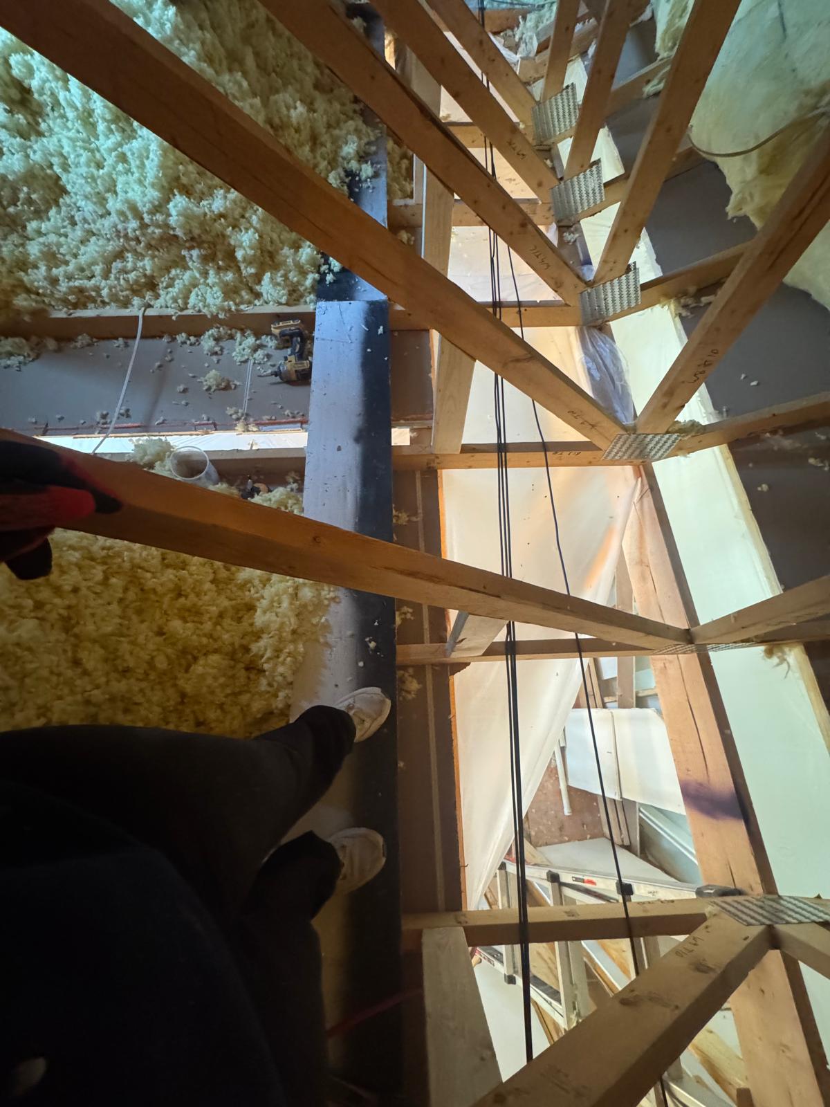 Open concept after renovation