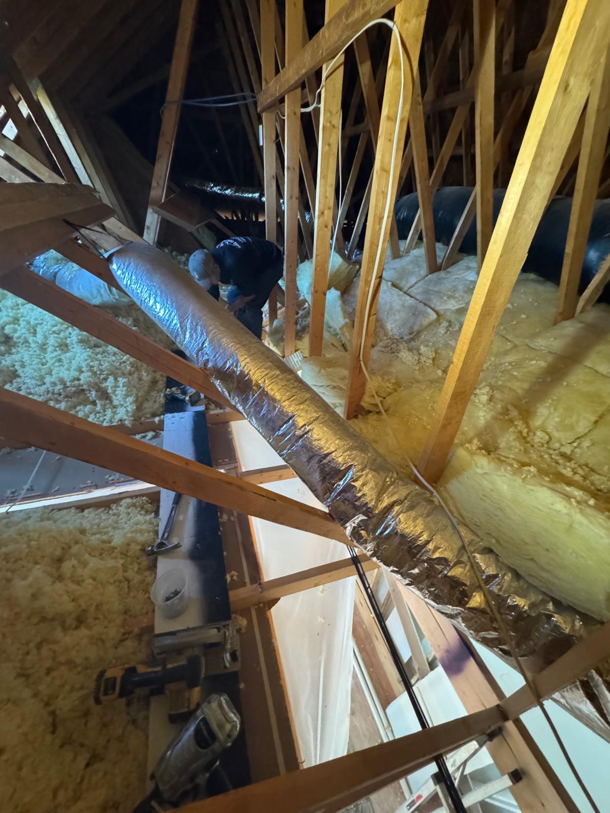 Vaulted ceiling and open layout