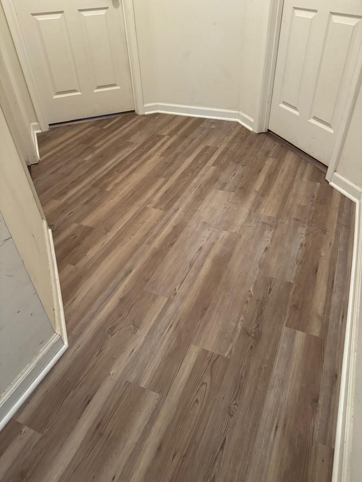 Completed LVP installation