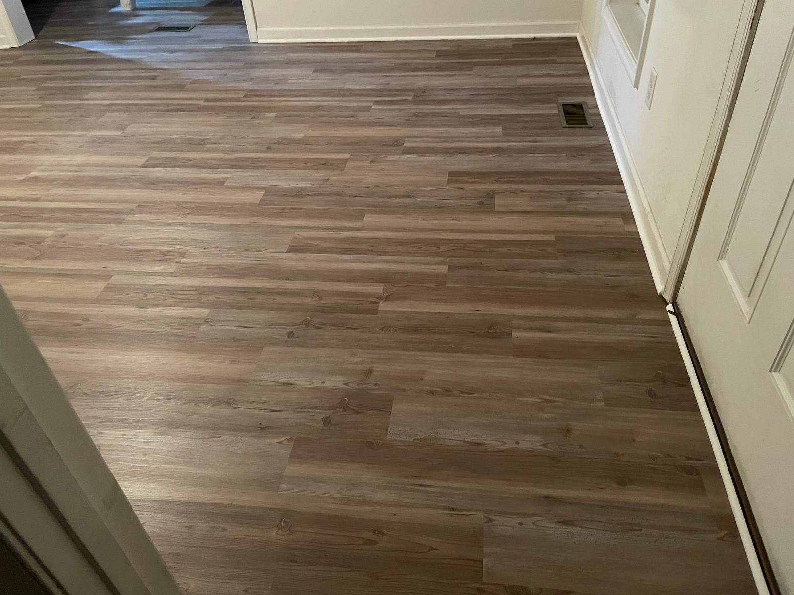 Room before flooring