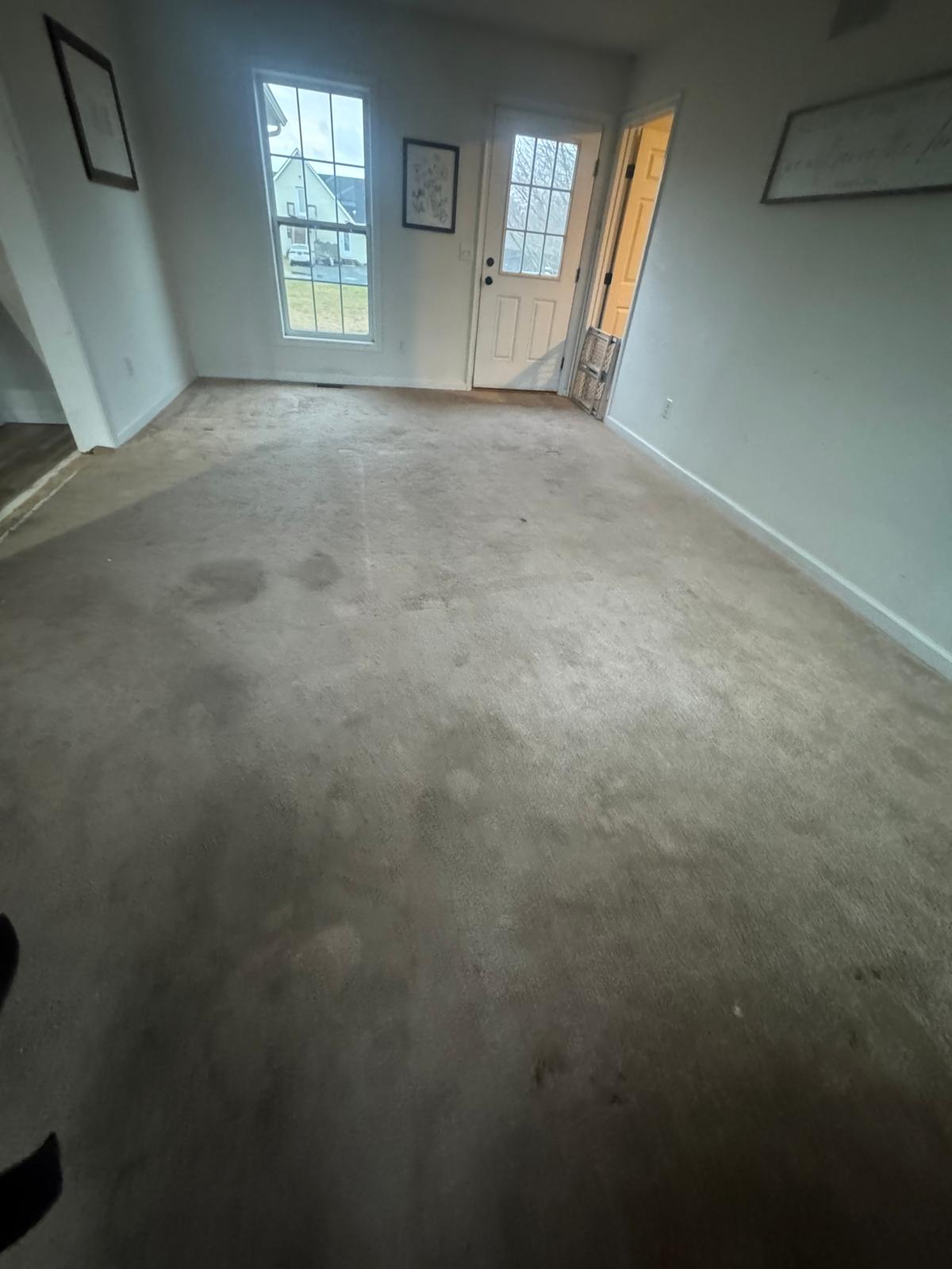 Hallway subfloor