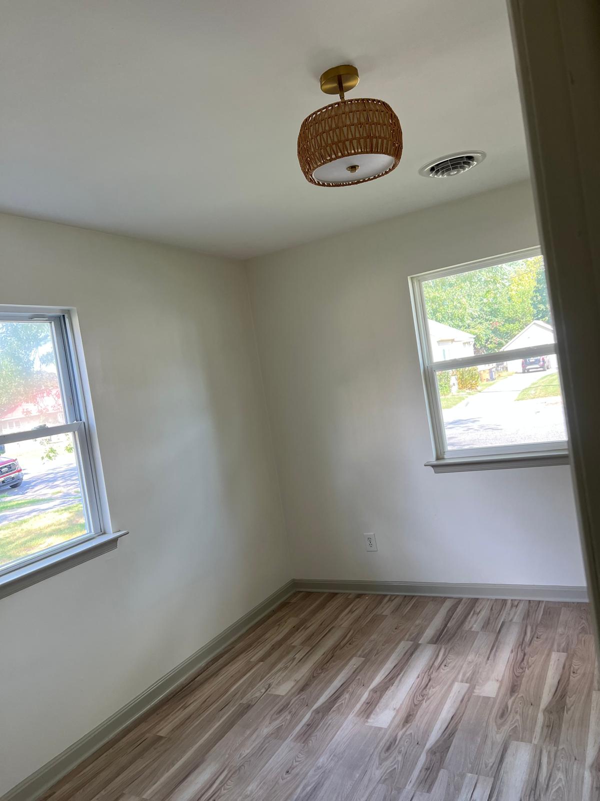 Living room and kitchen