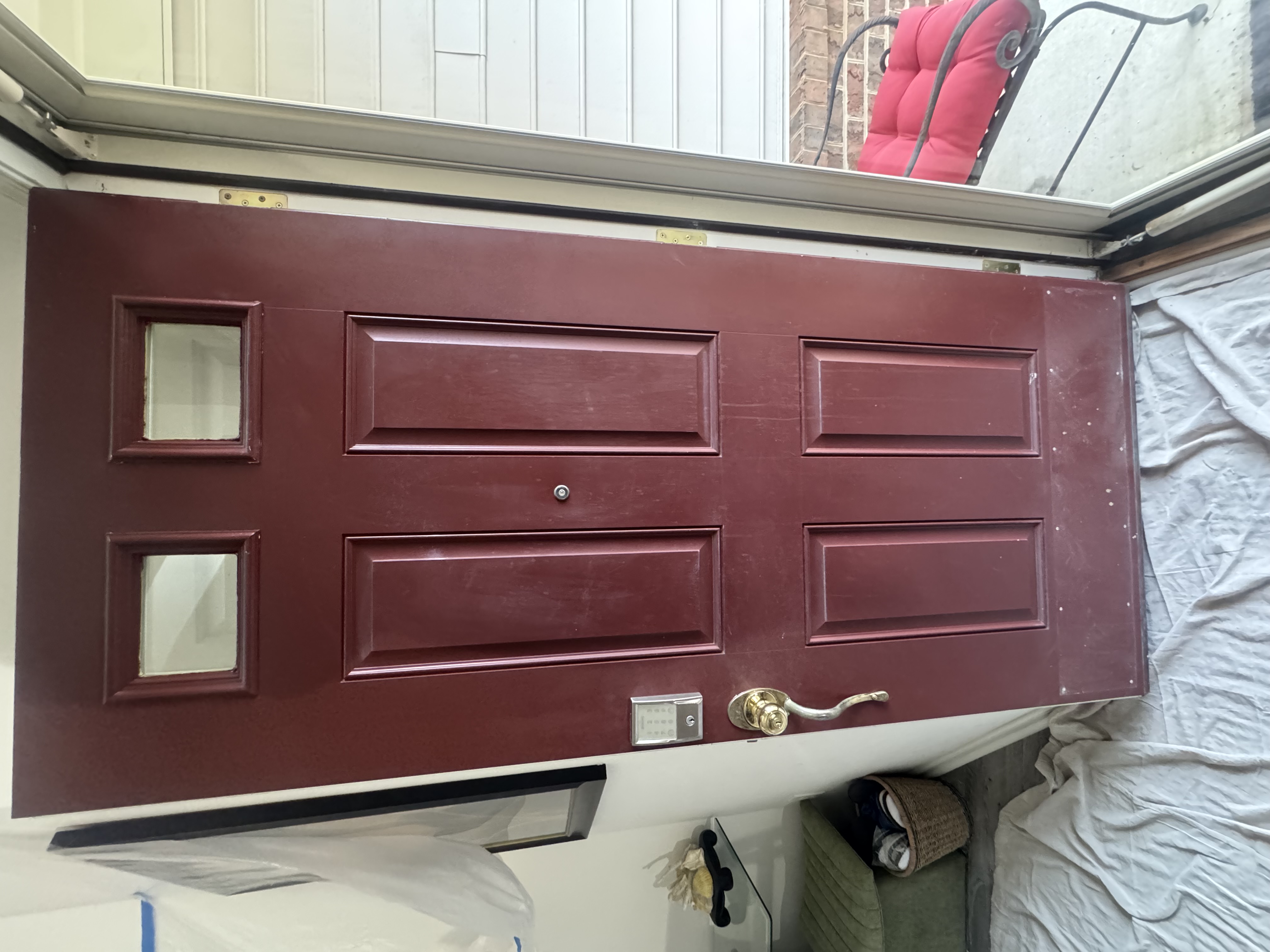 Shutters and door repaint