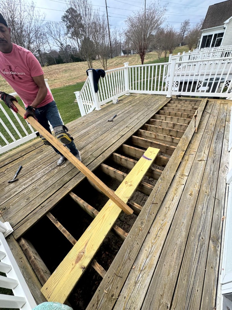 Composite deck project — photo 2